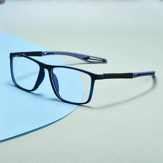 Unisex Square Full Rim TR90 Sports Glasses 1019r — view 1 | Rx Spectacle