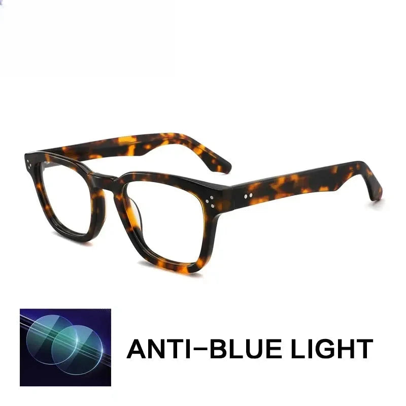 Unisex Square Full Rim Acetate Reading Glasses G1159 — view 4 | Rx Spectacle