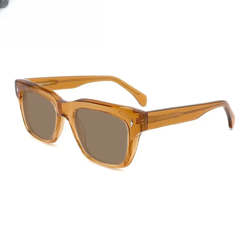 Unisex Square Full Rim Acetate Prescription Glasses Mo15 — view 28 | Rx Spectacle