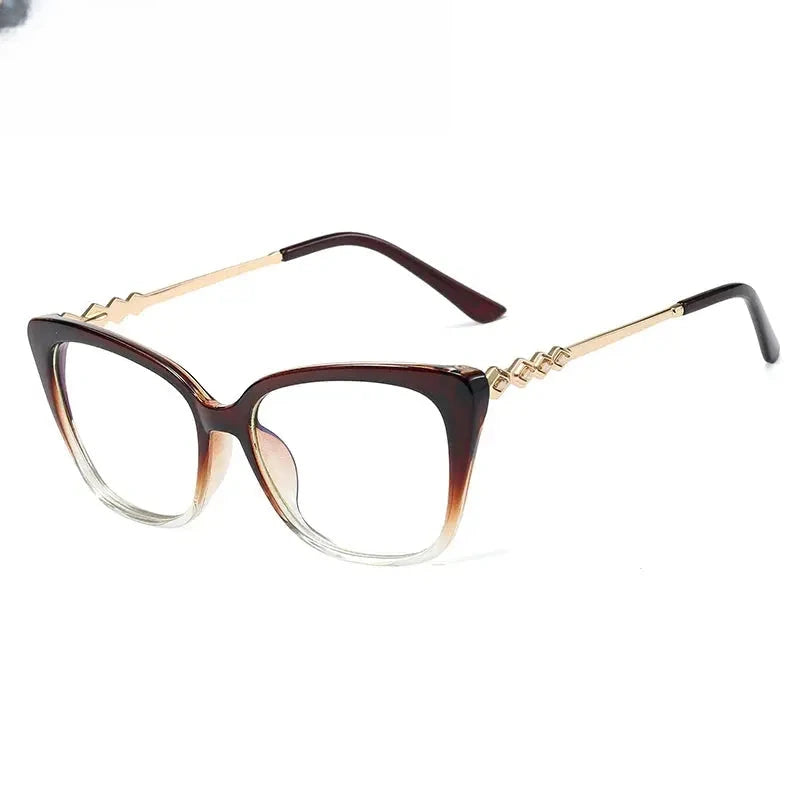 Women's Cat Eye Full Rim TR90 Prescription Glasses 195668 — view 1 | Rx Spectacle