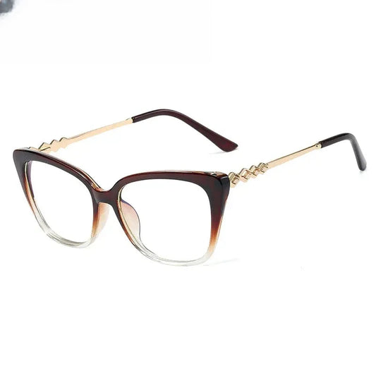 Women's Cat Eye Full Rim TR90 Prescription Glasses 195668 — view 1 | Rx Spectacle