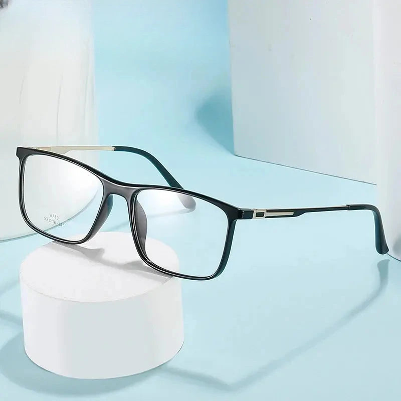 Unisex Square Full Rim TR90 Prescription Glasses 8719 — view 1 | Rx Spectacle