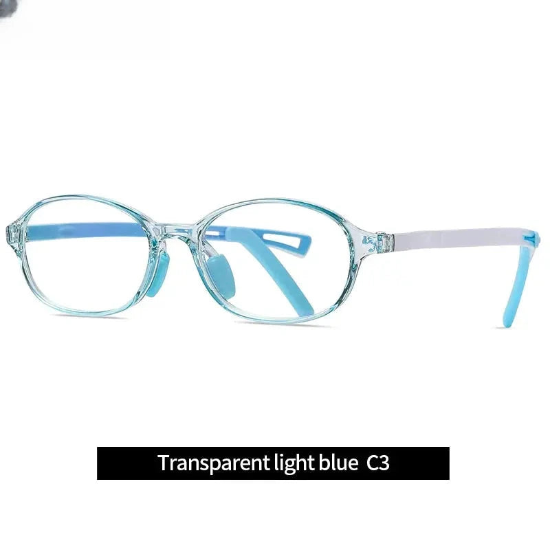 Unisex Oval Full Rim Titanium Prescription Glasses 5110 — view 6 | Rx Spectacle