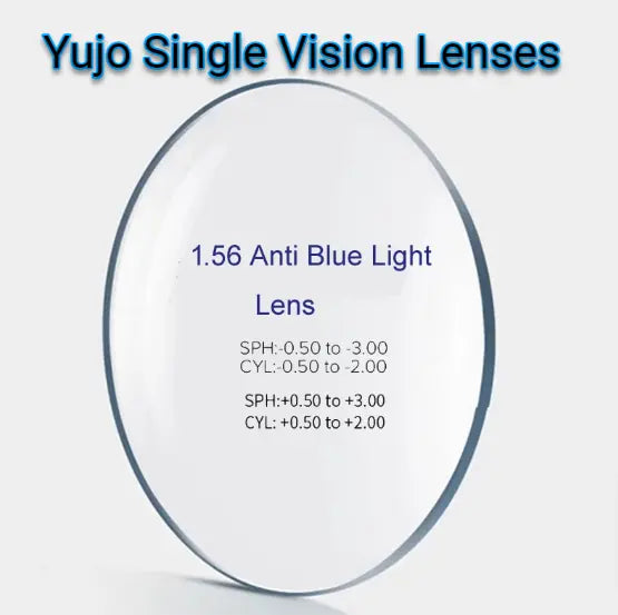 1.56 Index Single Vision Anti Blue Light Clear Lenses — view 1 | Rx Spectacle