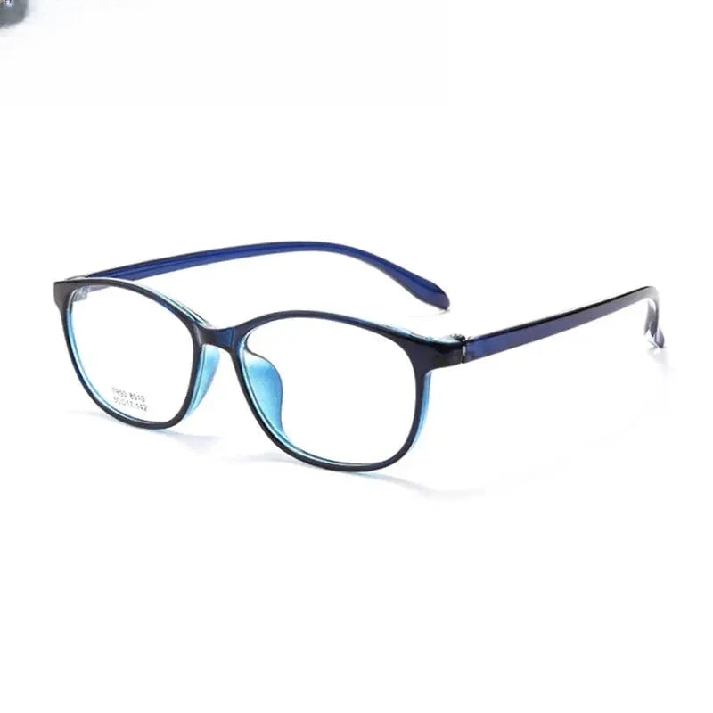 Women's Square Full Rim Titanium Prescription Glasses 88010 — view 5 | Rx Spectacle