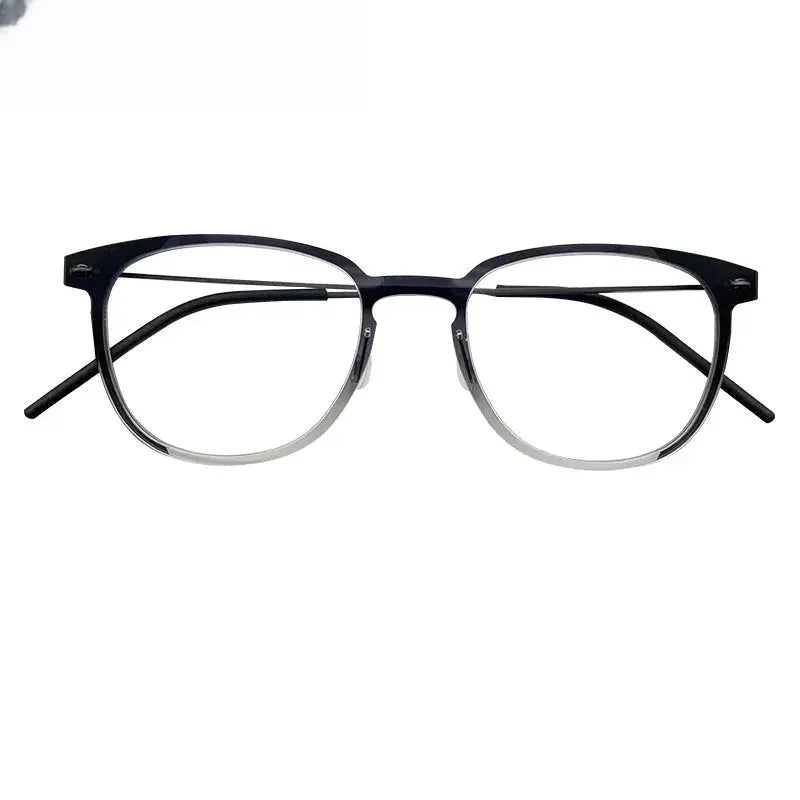 Women's Square Full Rim Titanium Prescription Glasses 316549 — view 3 | Rx Spectacle