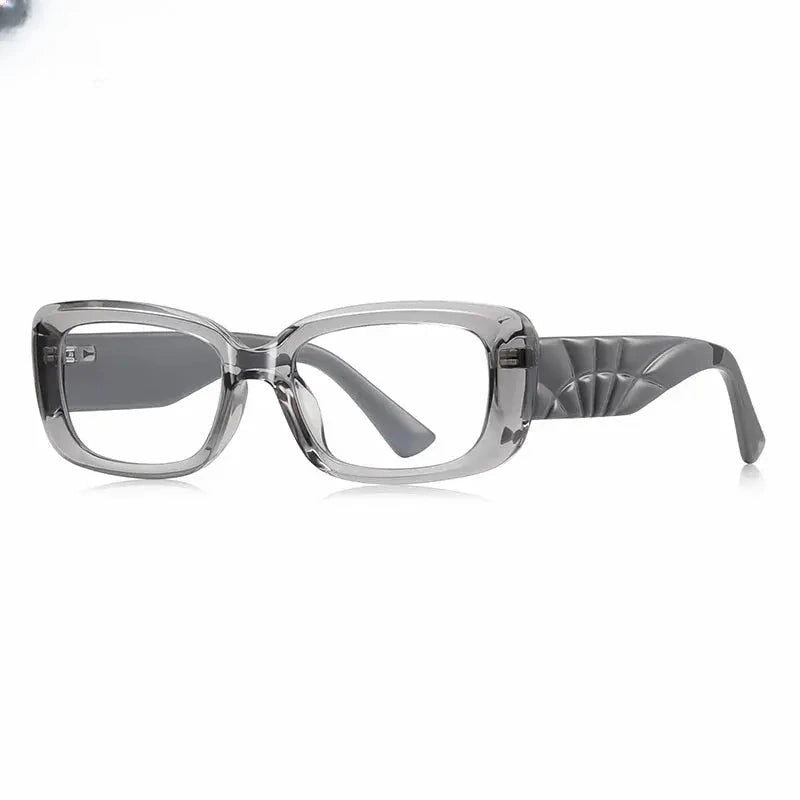 Unisex Square Full Rim Titanium Prescription Glasses 882251 — view 4 | Rx Spectacle