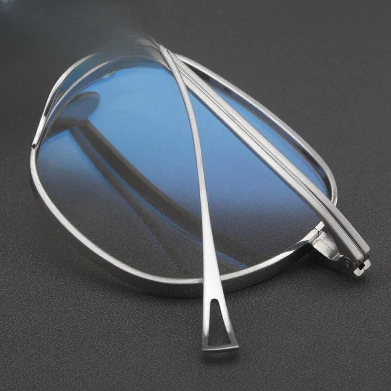 Men's Square Full Rim Titanium Prescription Glasses Gxyj258 — view 5 | Rx Spectacle