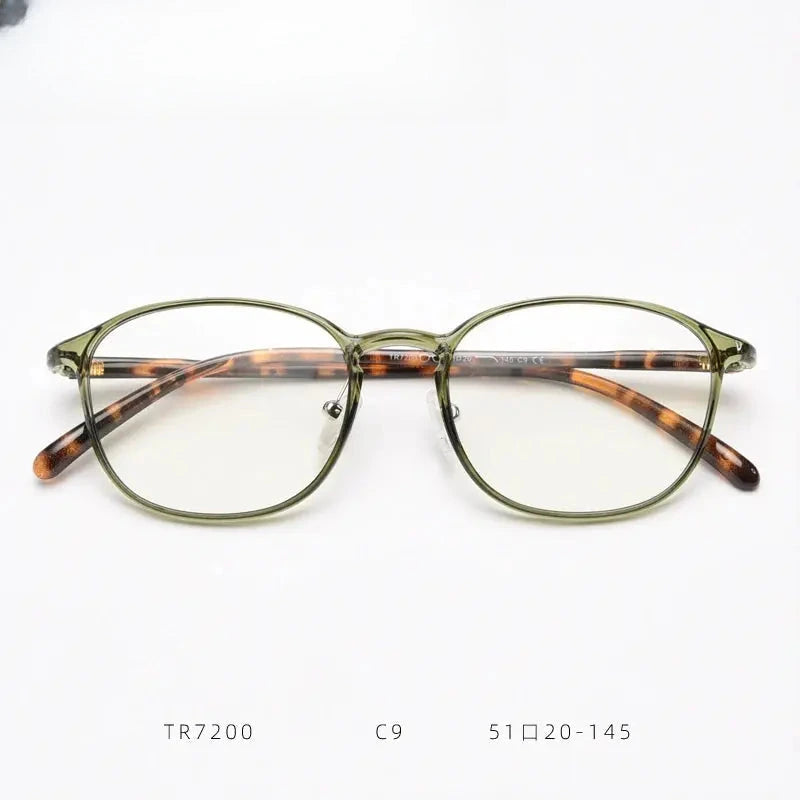 Women's Oval Full Rim Titanium Prescription Glasses 87200 — view 3 | Rx Spectacle