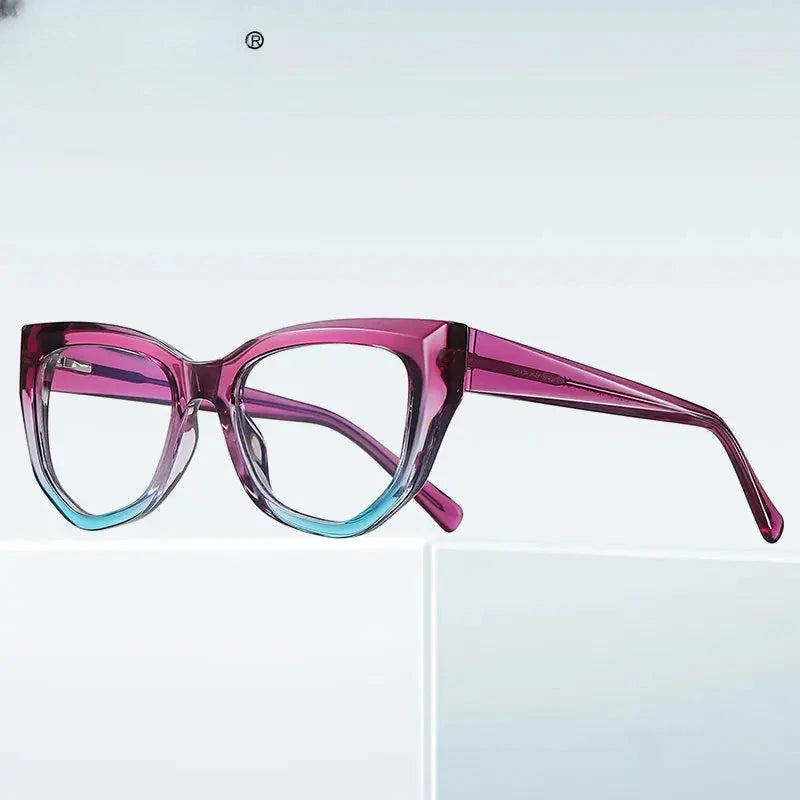 Women's Cat Eye Full Rim TR90 Reading Glasses 2156 — view 3 | Rx Spectacle