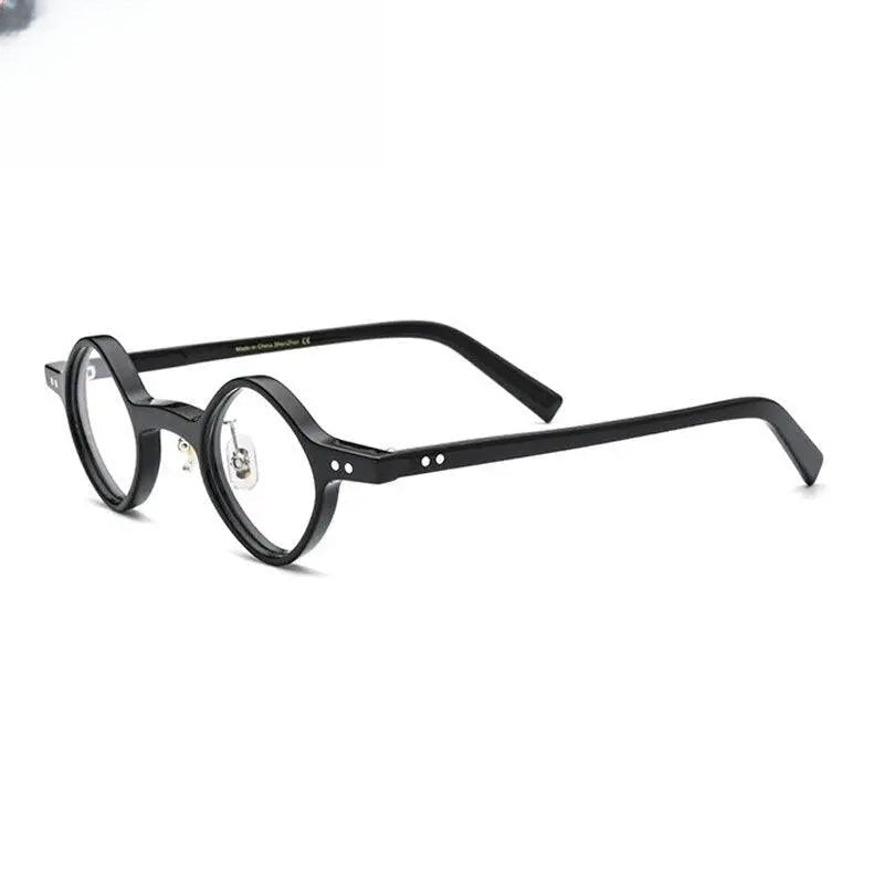 Unisex Round Full Rim Acetate Prescription Glasses Gxyj704 — view 6 | Rx Spectacle