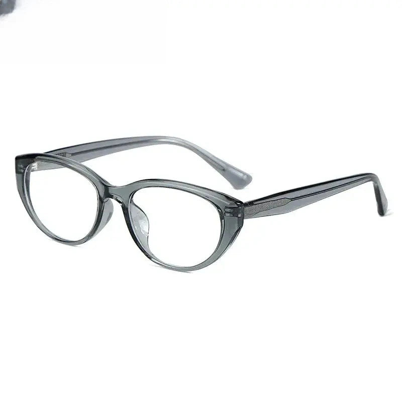 Unisex Cat Eye Full Rim Titanium Prescription Glasses 59159 — view 3 | Rx Spectacle