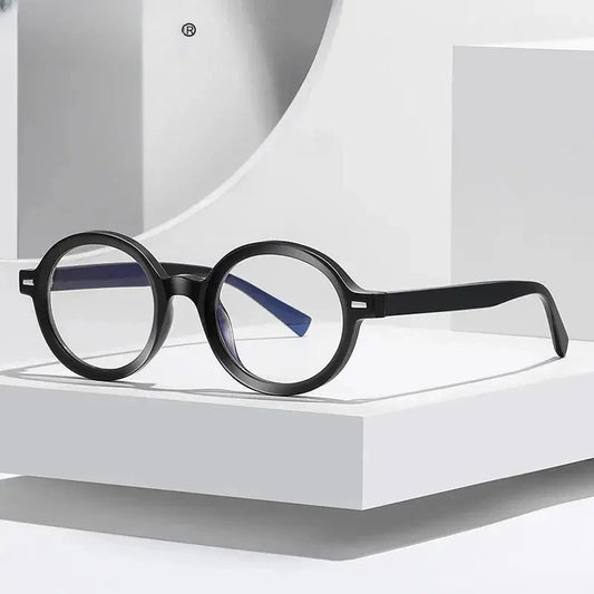 Unisex Round Full Rim Titanium Reading Glasses 2092 — view 1 | Rx Spectacle