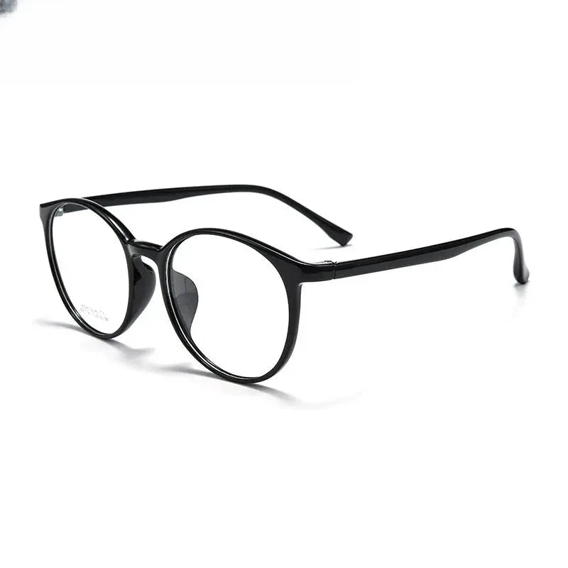 Women's Round Full Rim Titanium Prescription Glasses 651047 — view 3 | Rx Spectacle