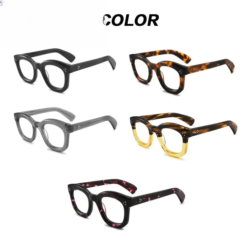 Unisex Cat Eye Full Rim Acetate Prescription Glasses Gx1535 — view 2 | Rx Spectacle