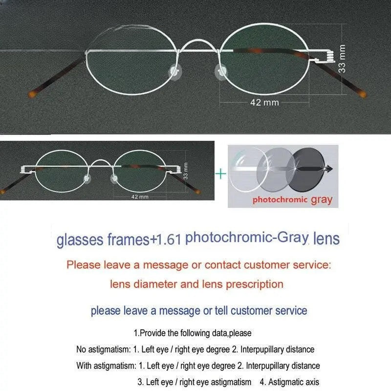 Unisex Rectangular Full Rim Stainless Steel Prescription Glasses Y040 — view 2 | Rx Spectacle