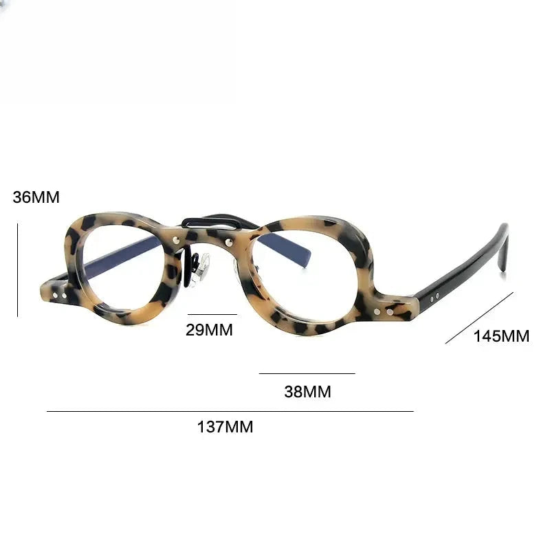 Women's Oval Full Rim Acetate Double Bridge Prescription Glasses G56064 — view 2 | Rx Spectacle