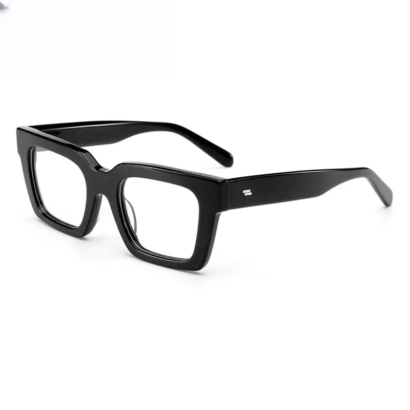 Unisex Square Full Rim Acetate Prescription Glasses Gxyj-1181 — view 8 | Rx Spectacle