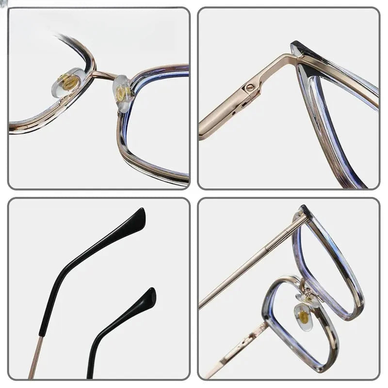 Women's Cat Eye Full Rim TR90 Prescription Glasses 87257 — view 5 | Rx Spectacle