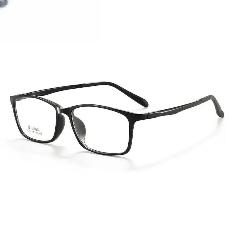Women's Square Full Rim Titanium Prescription Glasses 673305 — view 5 | Rx Spectacle