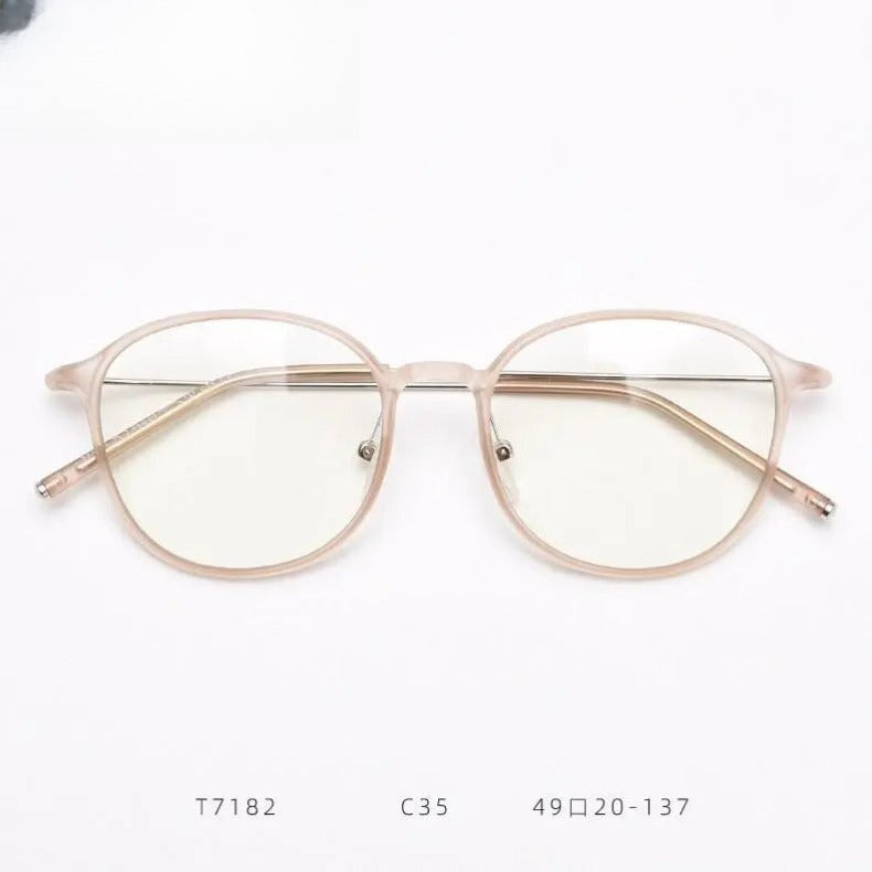 Women's Round Full Rim TR90 Prescription Glasses — view 7 | Rx Spectacle