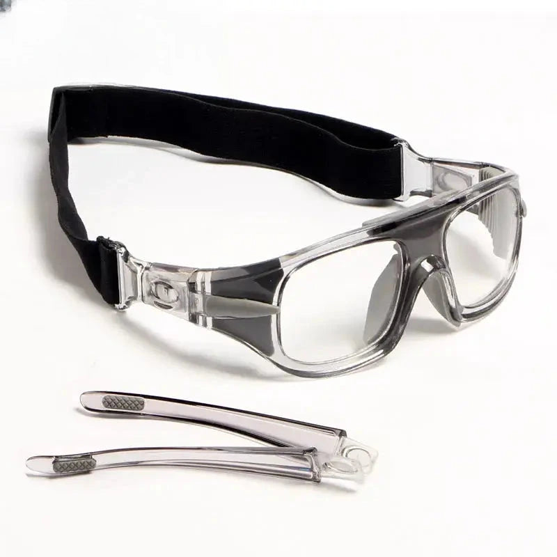 Unisex Square Full Rim Titanium Sports Glasses C036 — view 4 | Rx Spectacle