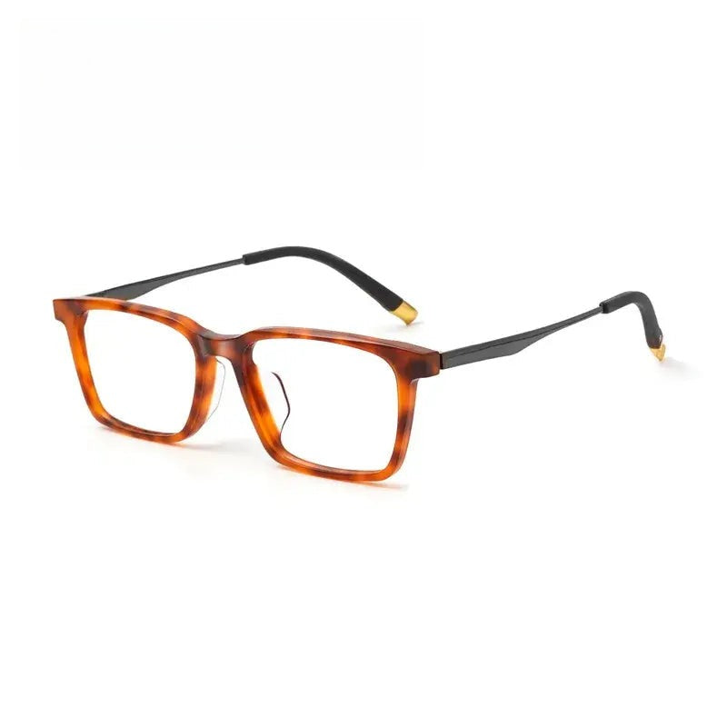 Unisex Square Full Rim Titanium Prescription Glasses 72583 — view 1 | Rx Spectacle