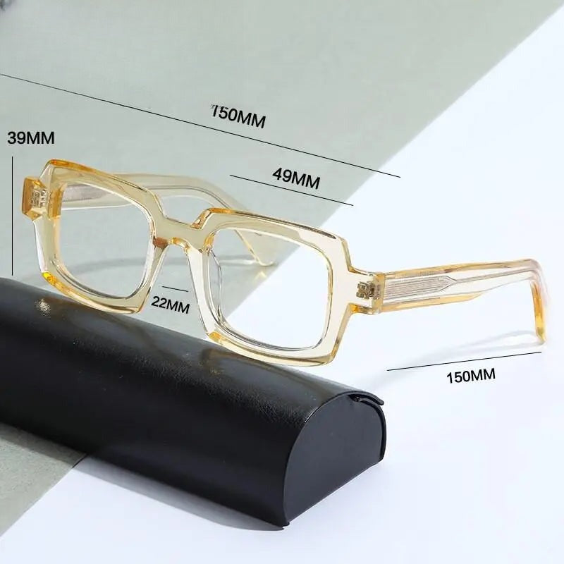 Unisex Square Full Rim Acetate Prescription Glasses Gxyj822 — view 7 | Rx Spectacle
