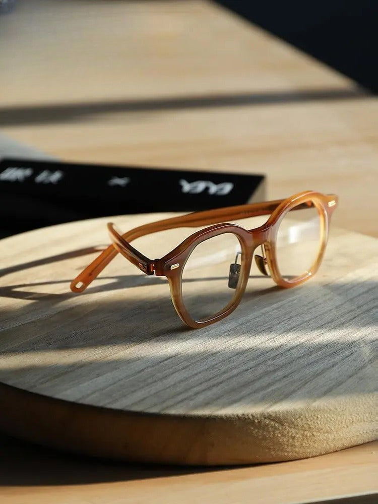 Unisex Square Full Rim Acetate Prescription Glasses Gxj33 — view 15 | Rx Spectacle