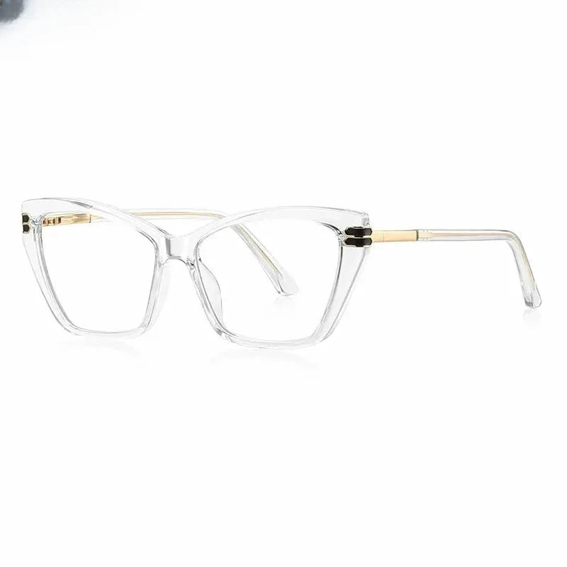 Women's Cat Eye Full Rim TR90 Prescription Glasses 882262 — view 3 | Rx Spectacle