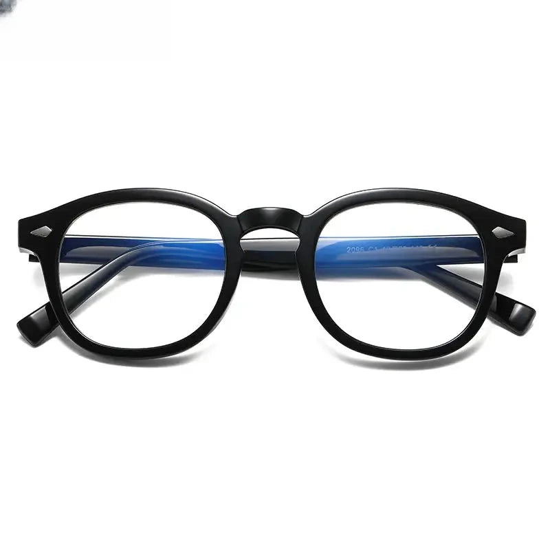 Unisex Square Full Rim Titanium Prescription Glasses 2096 — view 7 | Rx Spectacle