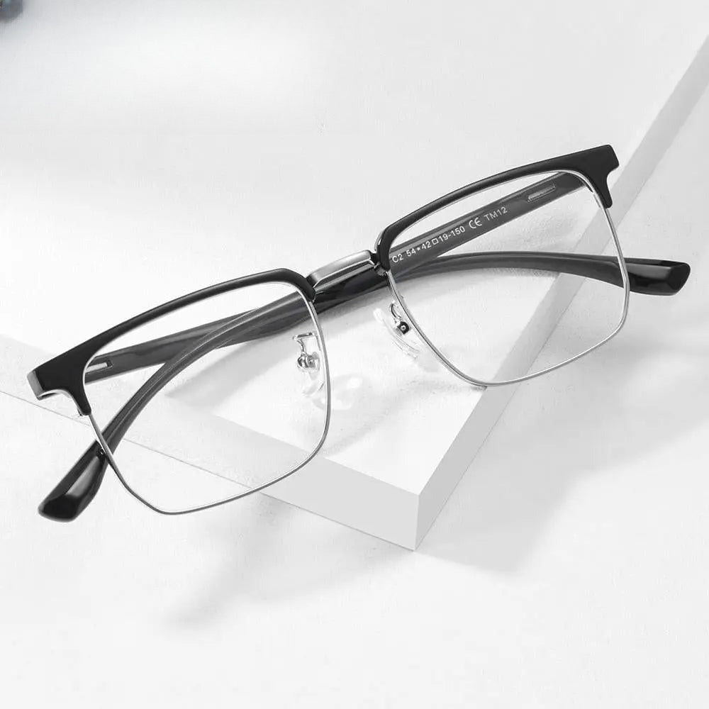 Unisex Square Full Rim TR90 Prescription Glasses Tm12 — view 1 | Rx Spectacle
