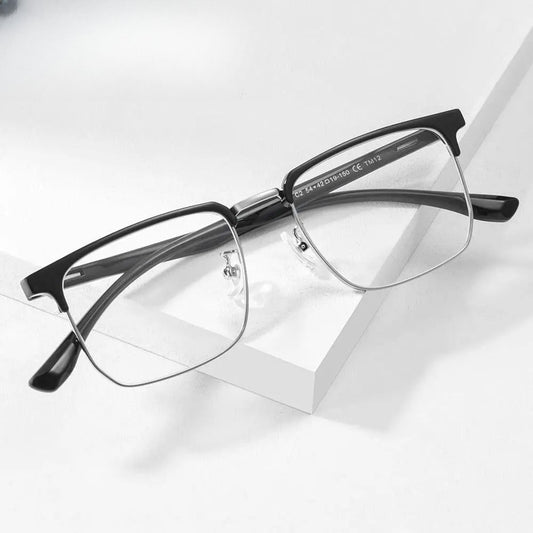 Unisex Square Full Rim TR90 Prescription Glasses Tm12 — view 1 | Rx Spectacle