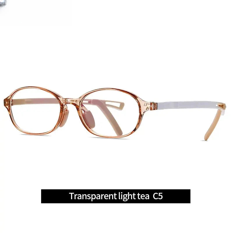 Unisex Oval Full Rim Titanium Prescription Glasses 5110 — view 8 | Rx Spectacle