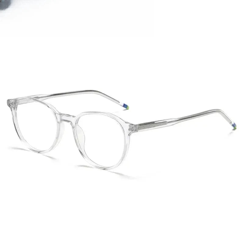 Women's Oval Full Rim Acetate Prescription Glasses Ac1010 — view 3 | Rx Spectacle