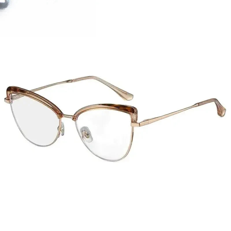 Women's Cat Eye Full Rim TR90 Prescription Glasses 87274 — view 1 | Rx Spectacle