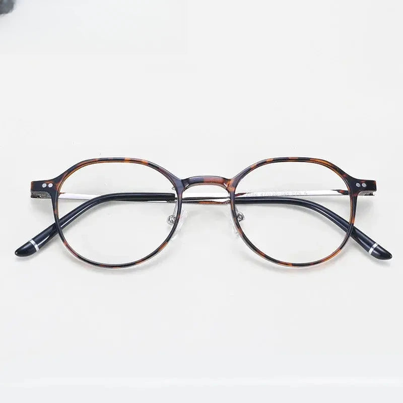 Unisex Round Full Rim Ultem Prescription Glasses 2186 — view 1 | Rx Spectacle