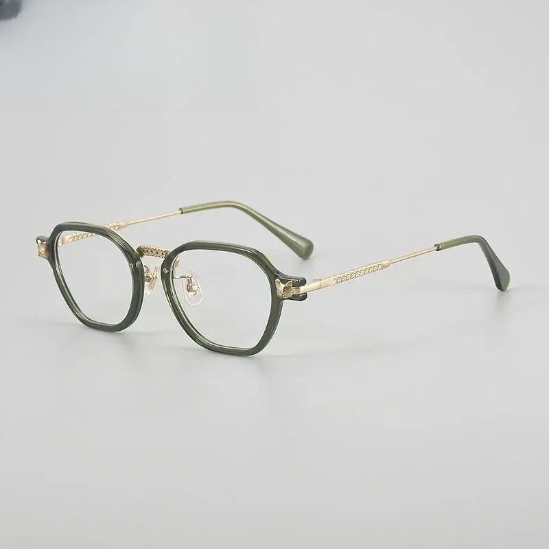 Unisex Full Rim Titanium Prescription Glasses 361009 — view 6 | Rx Spectacle