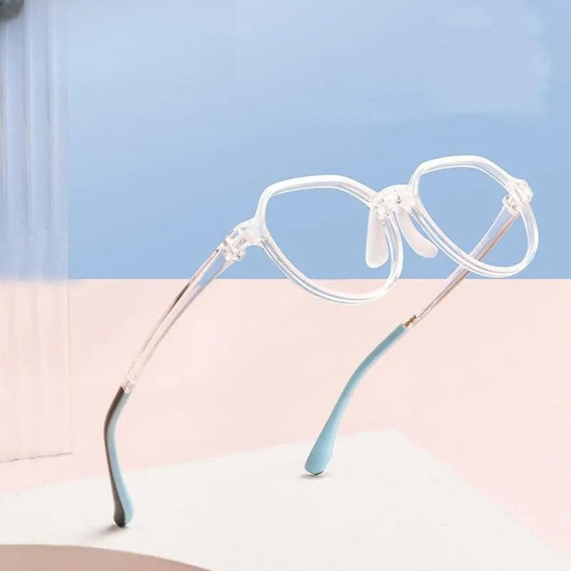 Unisex Round Full Rim Titanium Prescription Glasses 2602 — view 1 | Rx Spectacle