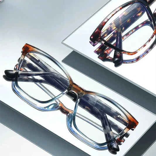 Women's Cat Eye Full Rim Titanium Prescription Glasses 887222 — view 1 | Rx Spectacle