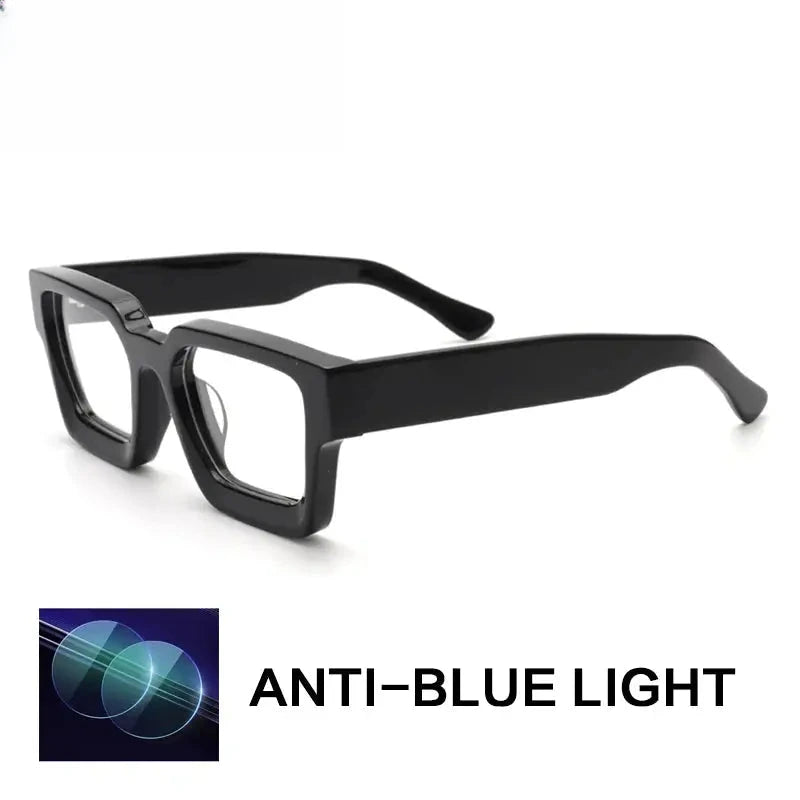 Unisex Browline Full Rim Acetate Reading Glasses G1439 — view 5 | Rx Spectacle