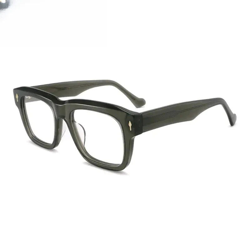 Unisex Square Full Rim Acetate Oversized Prescription Glasses Gxyj1523 — view 5 | Rx Spectacle