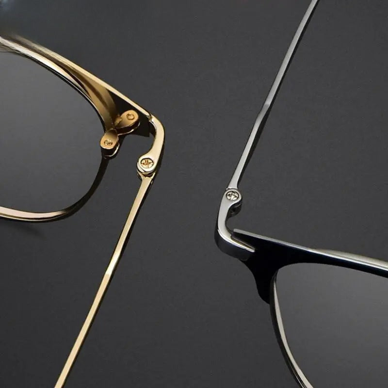 Unisex Square Full Rim Alloy Prescription Glasses 3389 — view 10 | Rx Spectacle