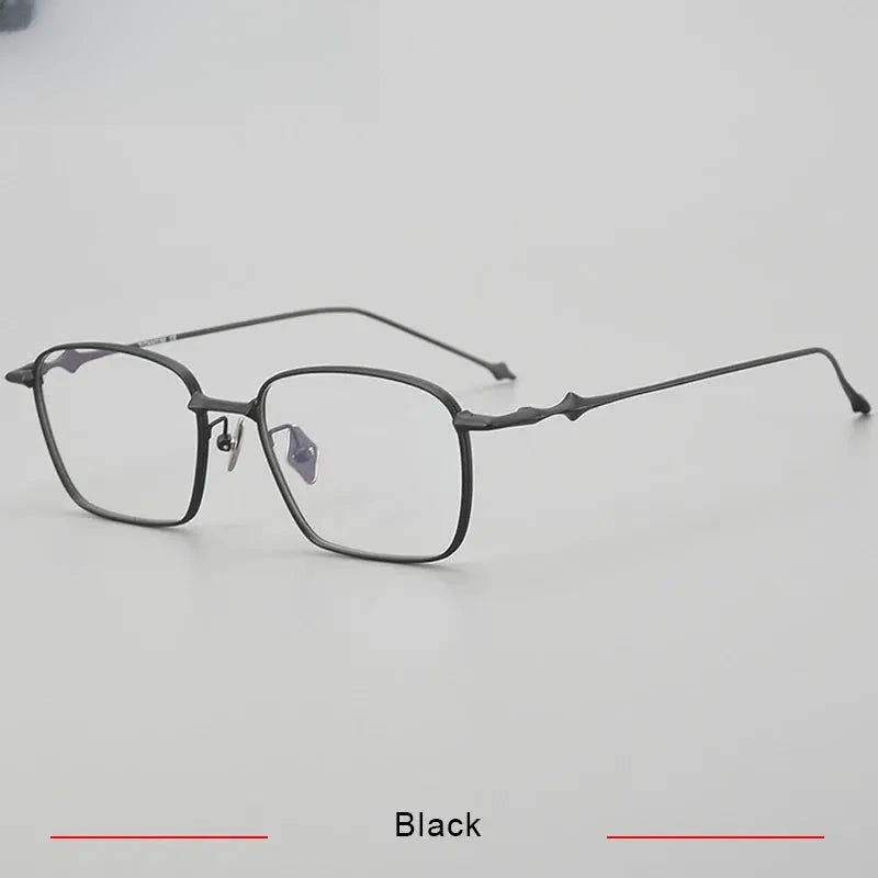 Men's Polygon Full Rim Titanium Prescription Glasses 61491 — view 3 | Rx Spectacle