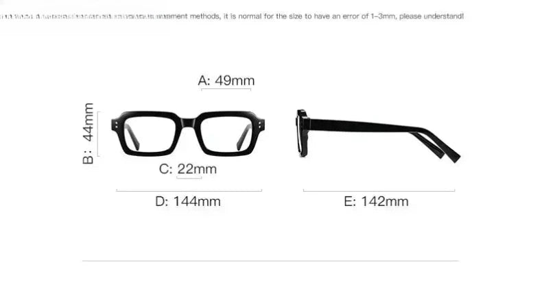 Unisex Square Full Rim TR90 Reading Glasses 2195 — view 14 | Rx Spectacle