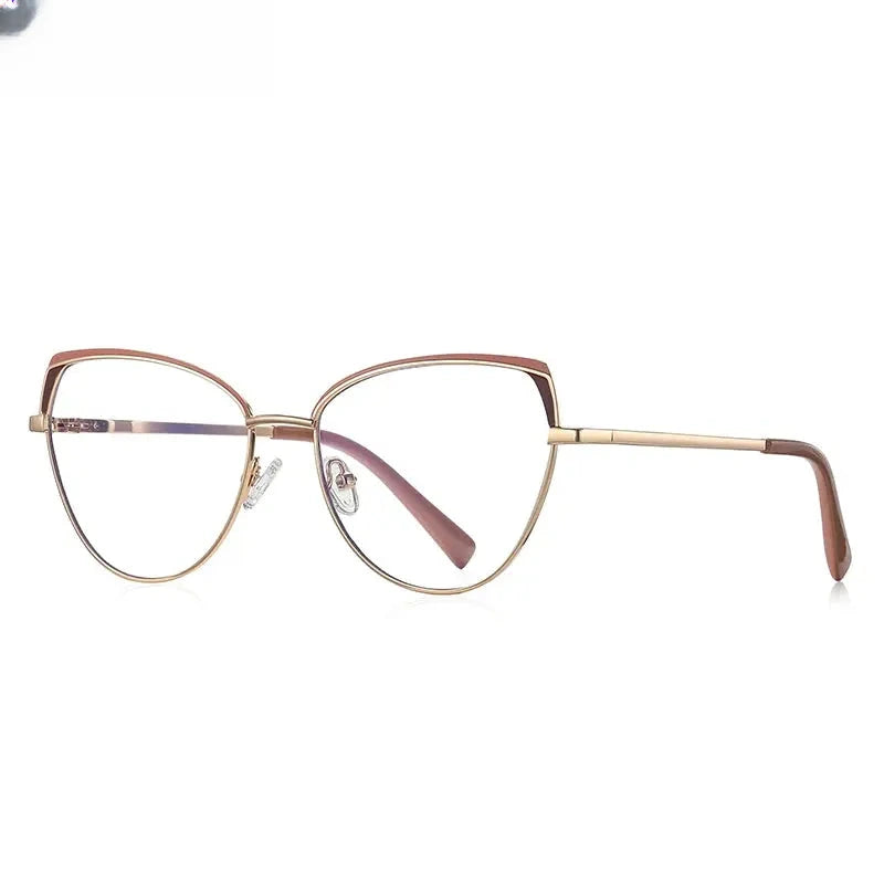Unisex Square Full Rim Stainless Steel Reading Glasses 3105 — view 8 | Rx Spectacle