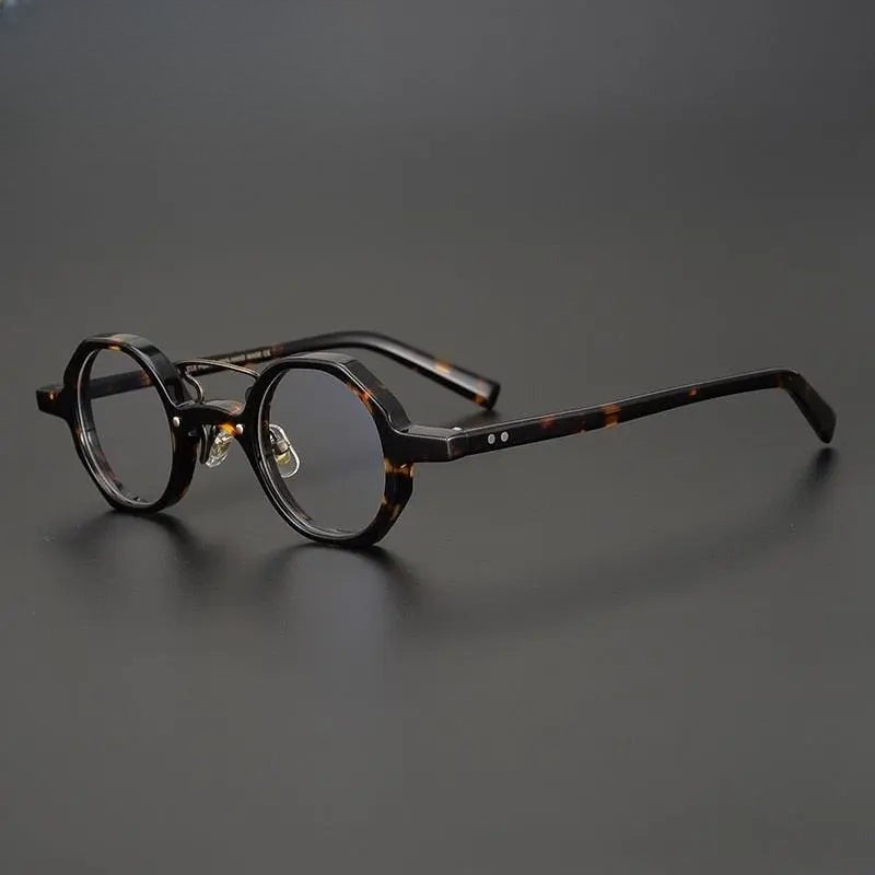 Unisex Round Full Rim Acetate Double Bridge Prescription Glasses Gxyj706 — view 2 | Rx Spectacle