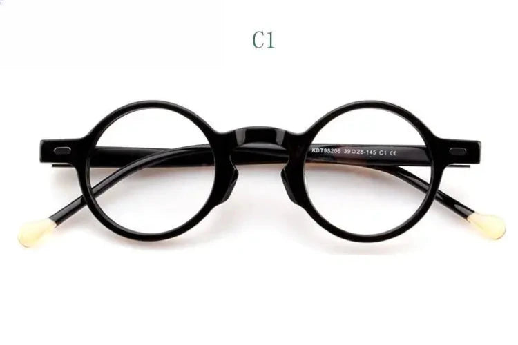 Women's Round Full Rim Acetate Prescription Glasses 13628 — view 4 | Rx Spectacle