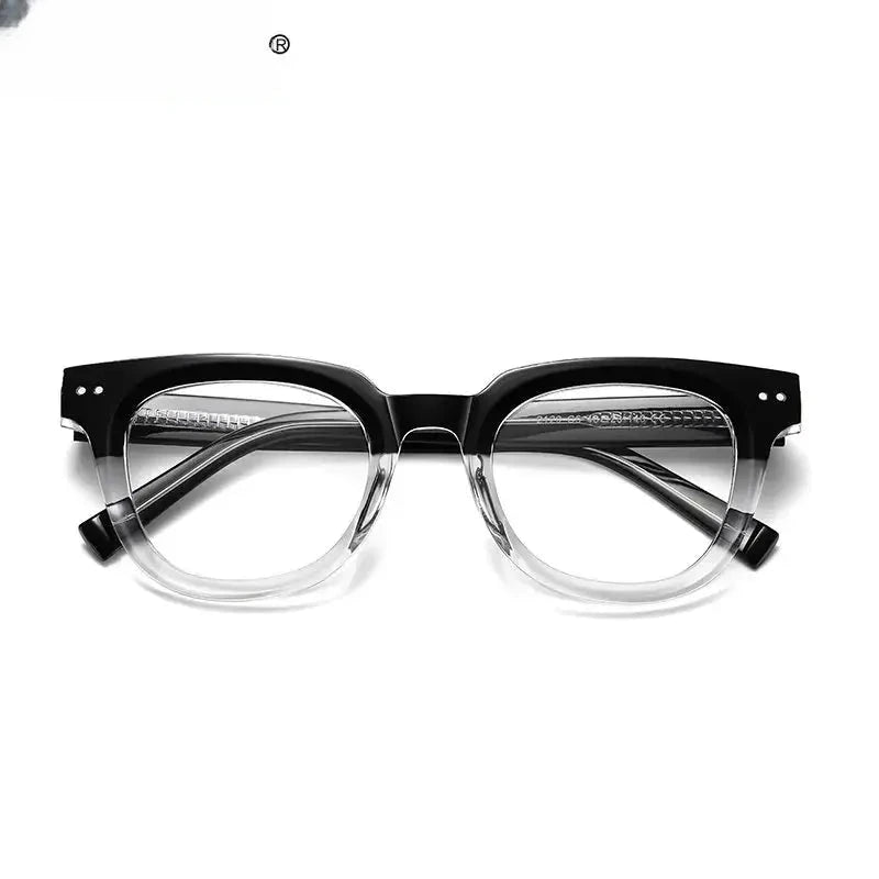 Unisex Square Full Rim Titanium Reading Glasses 2120 — view 4 | Rx Spectacle