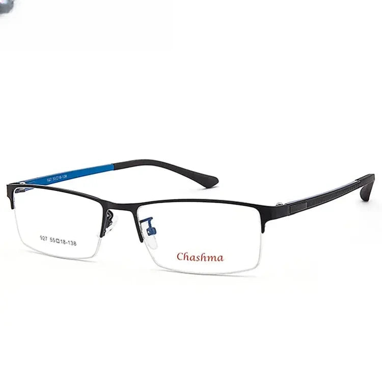 Women's Square Semi-Rimless TR90 Prescription Glasses 25927 — view 3 | Rx Spectacle